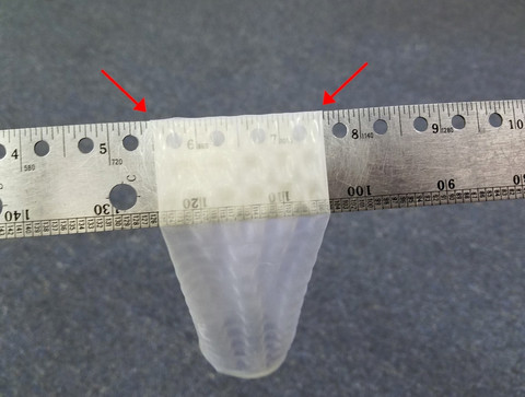 What is condom Nominal Width?