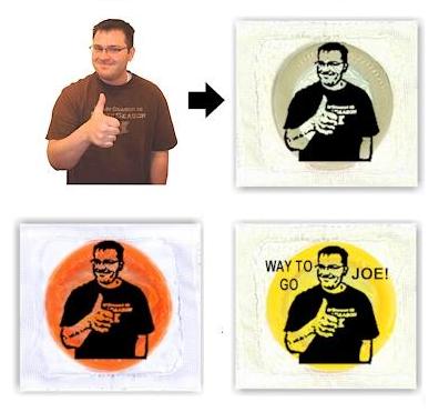 printed custom condoms