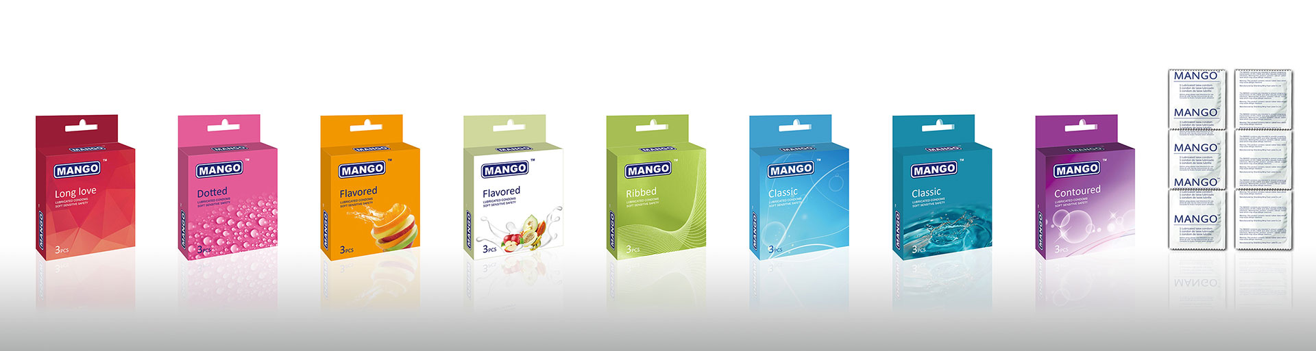 Mango condom new colorful style design, if you like?