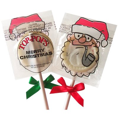 Variety Santa Pop Tops Condom