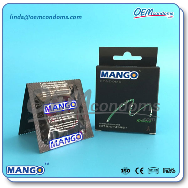 Mango condoms, flavored condoms, ribbed condoms, extra large condoms, Mango condom manufacturer
