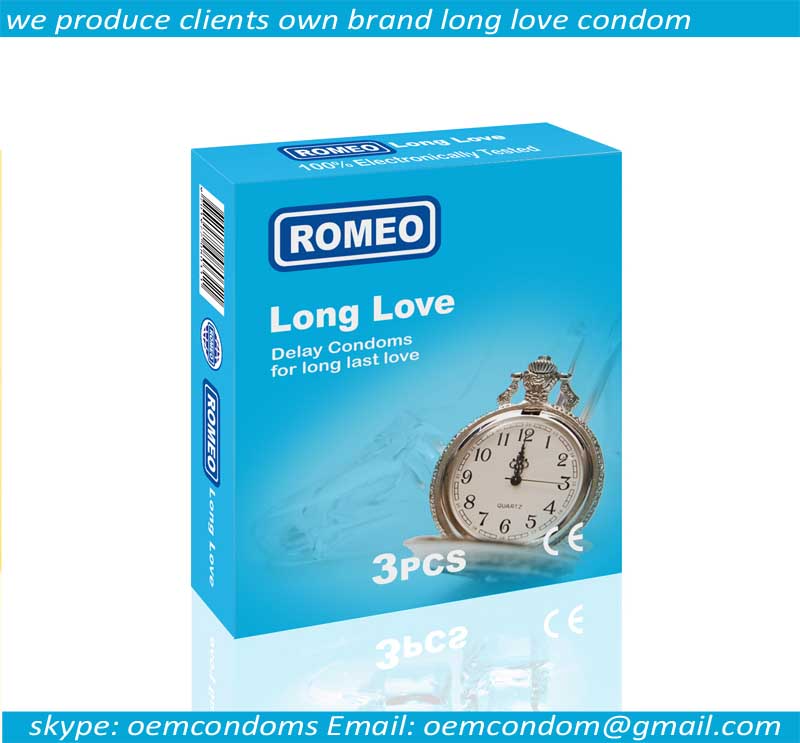 delay long lasting Romeo condom manufacturer