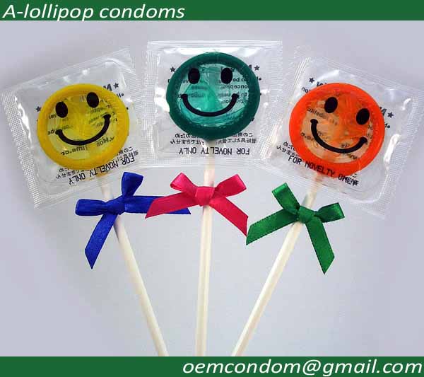 Flavoured Lollipop condom