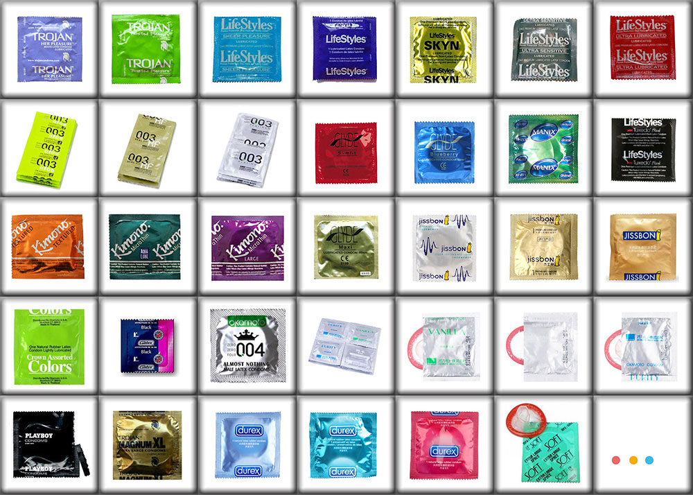Custom printed Foil Condoms