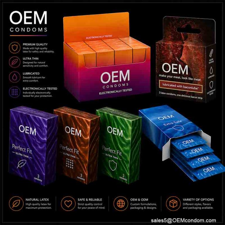 OEM private label retail box condom manufacturer