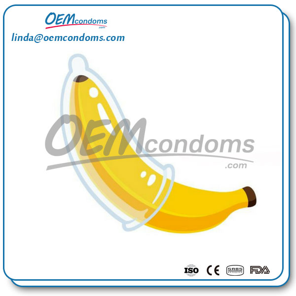 Premium Banana Flavored condoms tastes good