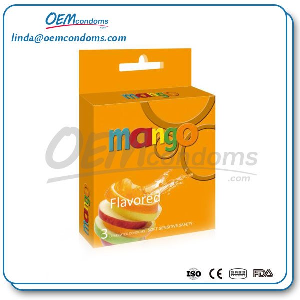 flavored condom, flavored condom supplier, mango brand flavored condom, flavored condom manufaturer