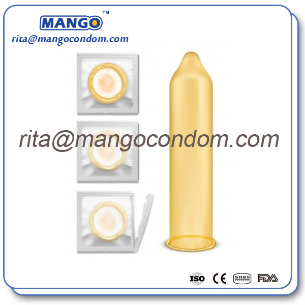 Gold color condom change the pace in the bedroom