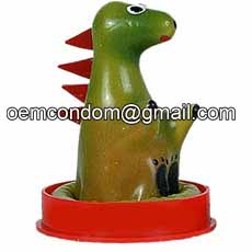Dinosaur shaped Novelty Condom