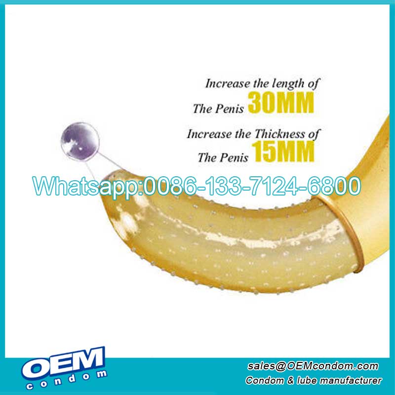 G-spot stimulation condom for extra pleasure