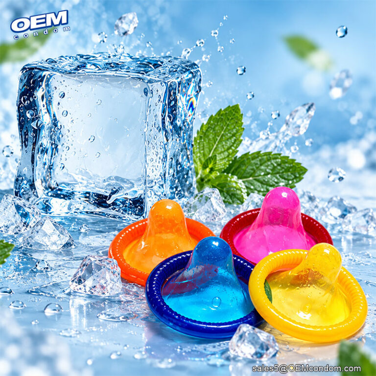 Cooling condom from more passion and excitement