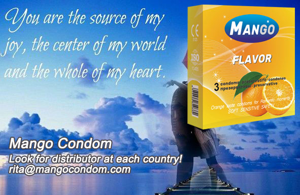 flavor condom,taste condom,orange flavor condom