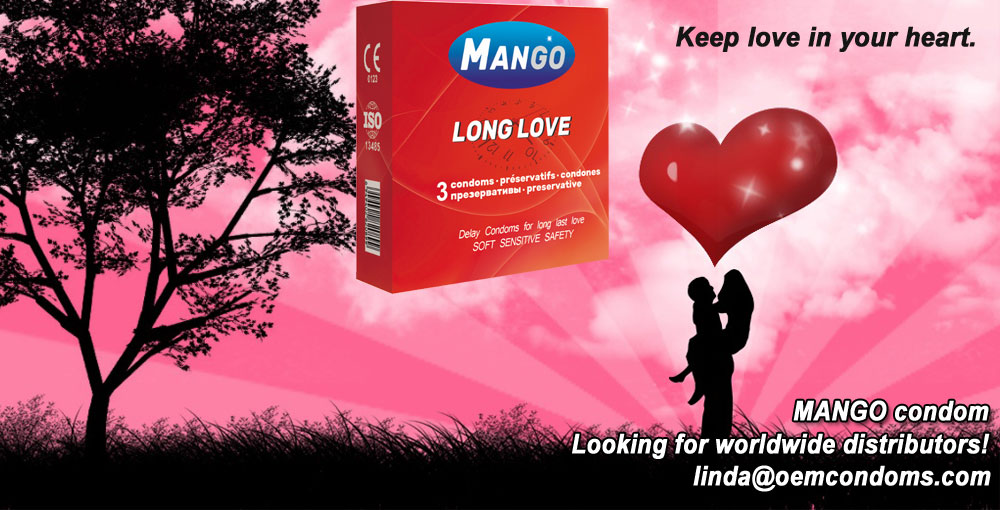 MANGO brand condom, Long love condom, Long lasting condom manufacturer, delay condom supplier