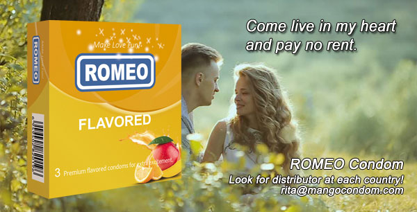 ROMEO flavored condoms looking for distributor