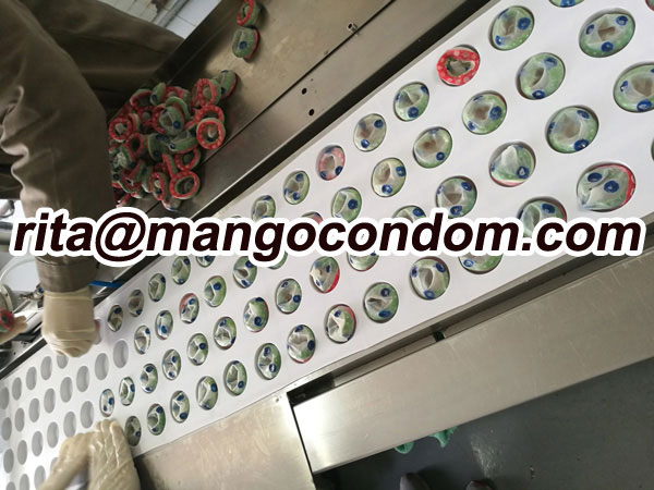 Buttercup condom packing
