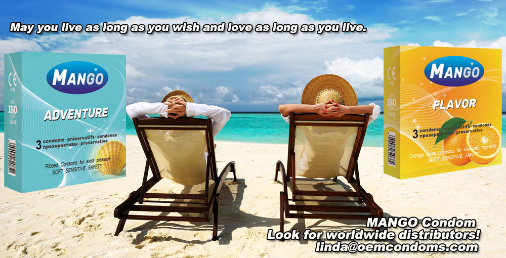 MANGO premium condom, MANGO brand condom manufacturer, high quality condom producer