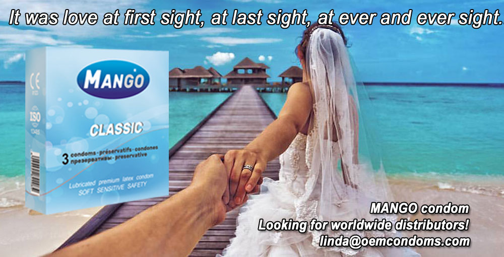 MANGO condom, Classic male condom supplier, custom brand condom manufactuer