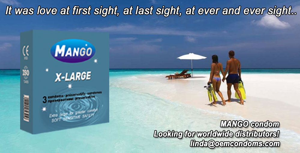 MANGO condom, MANGO extra large condom. large condom manufacturer