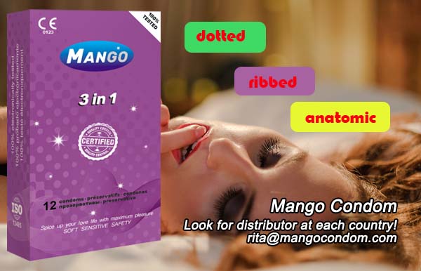 Anatomic condom with magic