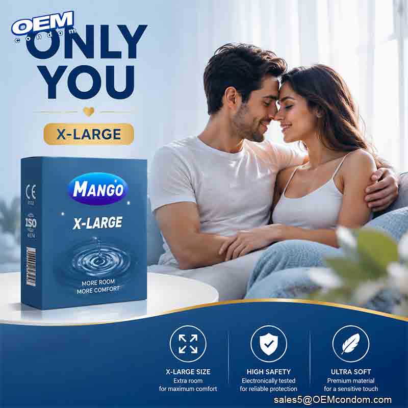 XL condom for men