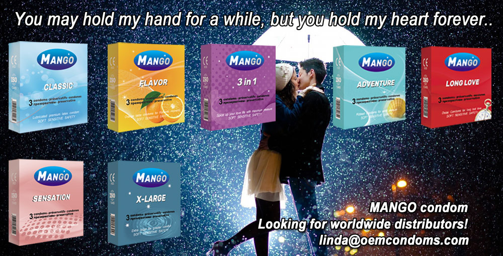 MANGO types of condoms traditionally in demand by buyers.