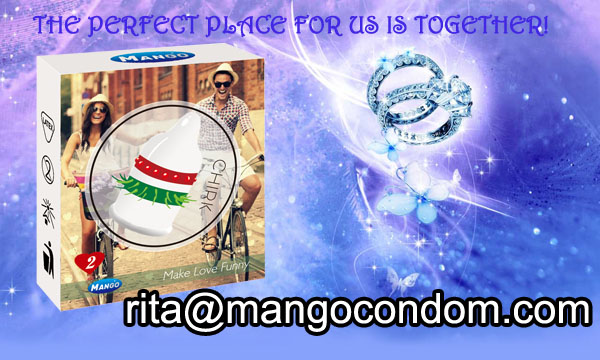 Mango Chirk spike condom,funny condom,novelty condom