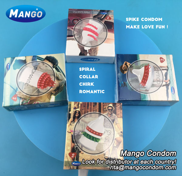 MANGO SPIKE CONDOM,FUN CONDOM,ORGASM STIMULATION CONDOM