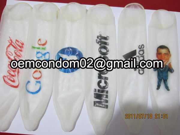 printed condom,custom print condom