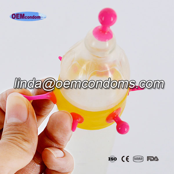 spike condom supplier, OEM stimulating spike condom