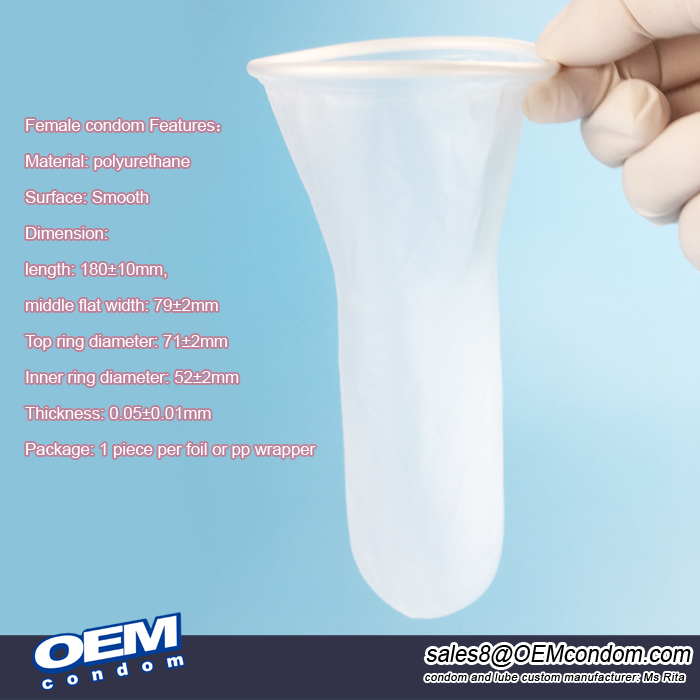 top quality non latex polyurethane female condom