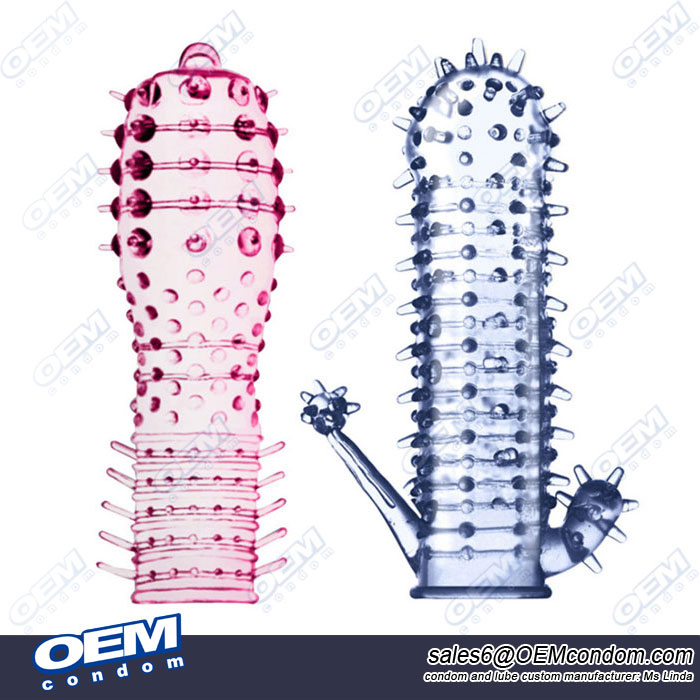 Crystal Spike Condom Sex Toy