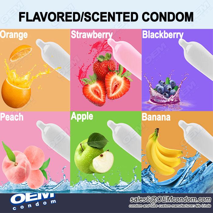 custom flavored condoms