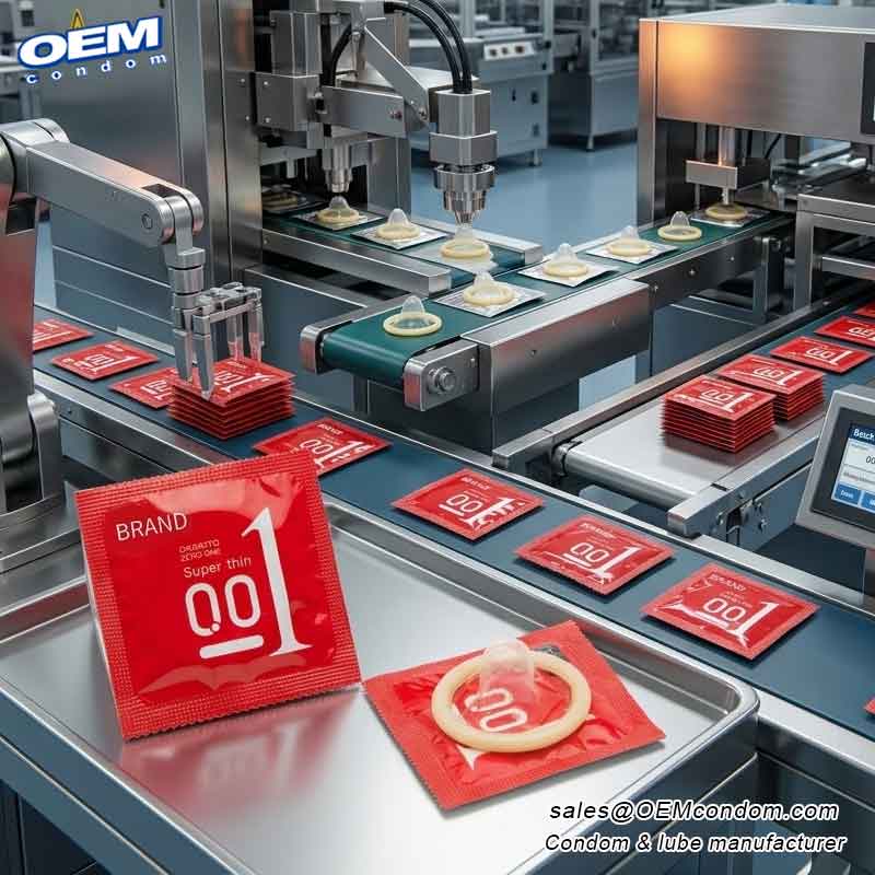 OEM Condom with own brand logo and slogan