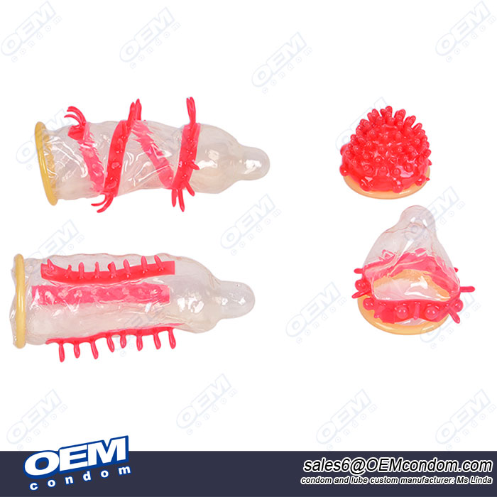Funny Spike Condom, Stimulate Vaginal Massage, Delay Condom Manufacturer