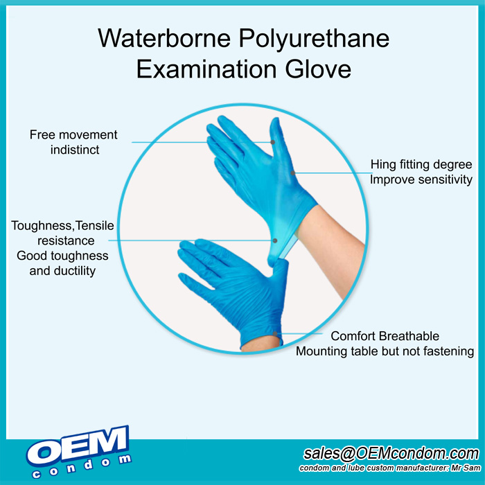 Waterborne Polyurethane Examination Glove
