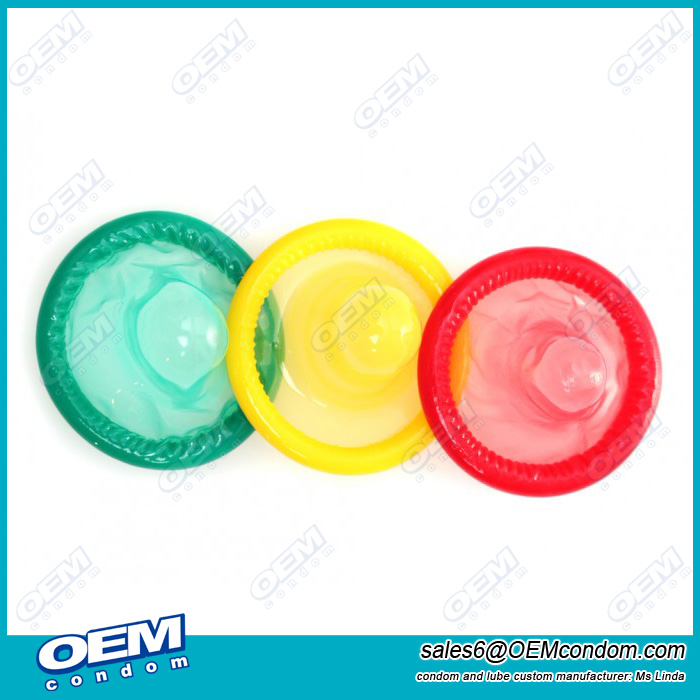 Colored flavored condom, OEM brand colored condom, colored condom manufacturer