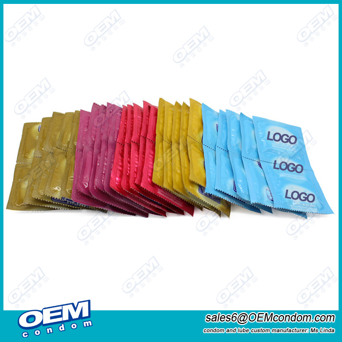 OEM Logo condom manufacturer, custom brand condom factory