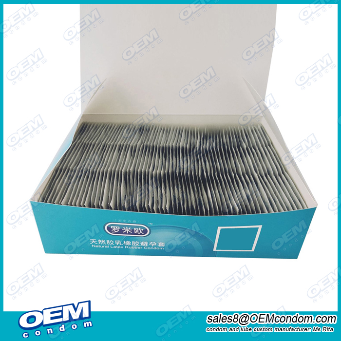 100pcs box bulk extra lubricated smooth condom