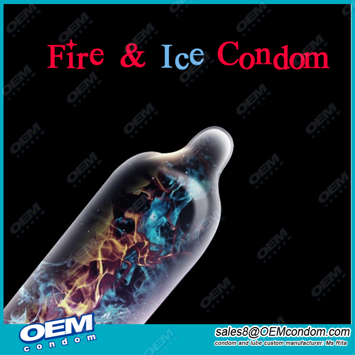 fire and ice condom,warming condom,cooling condom,fire condom