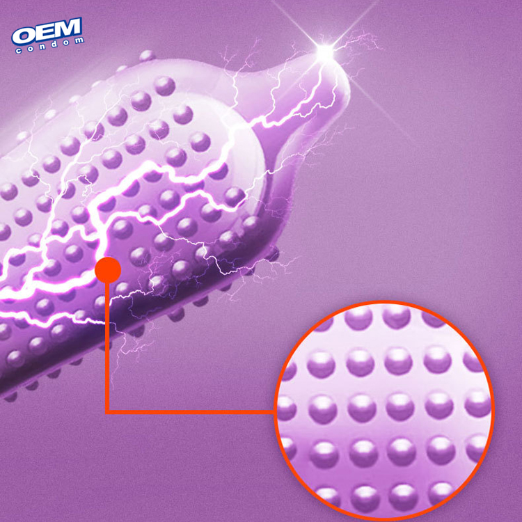studded condom,OEM studded condom,OEM dotted condom