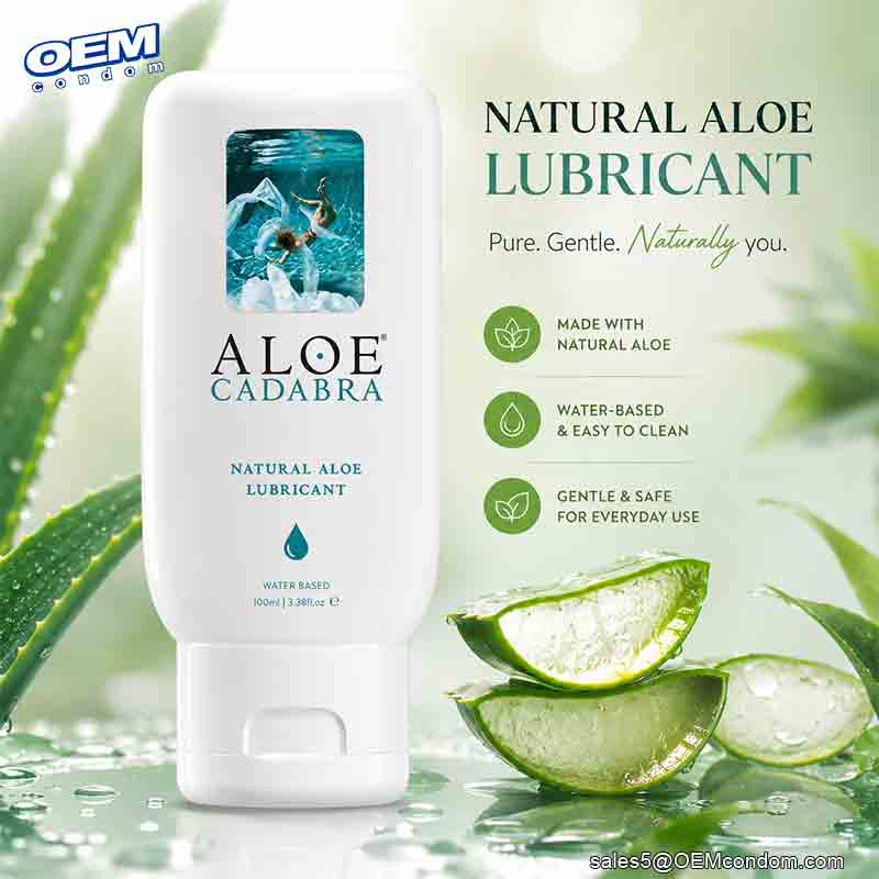 Aloe Vera personal lubricant for more natural feeling