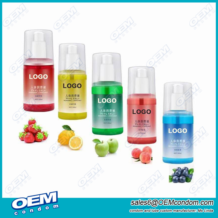 Flavored sex lubricant sex oil, OEM brand Flavored lubricant jelly manufacturer