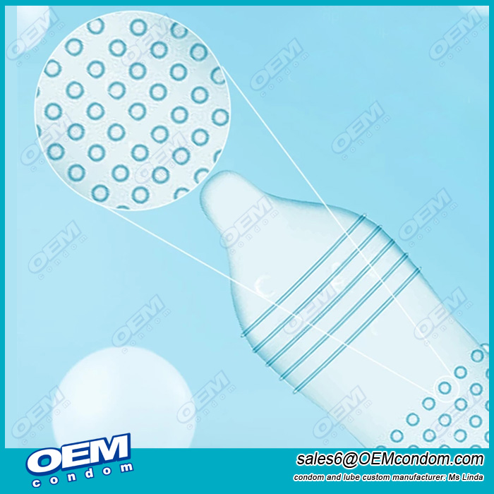 Studded condom producer, textured condom with private label