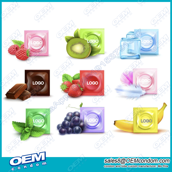 OEM Flavoured Condoms With Private LOGO