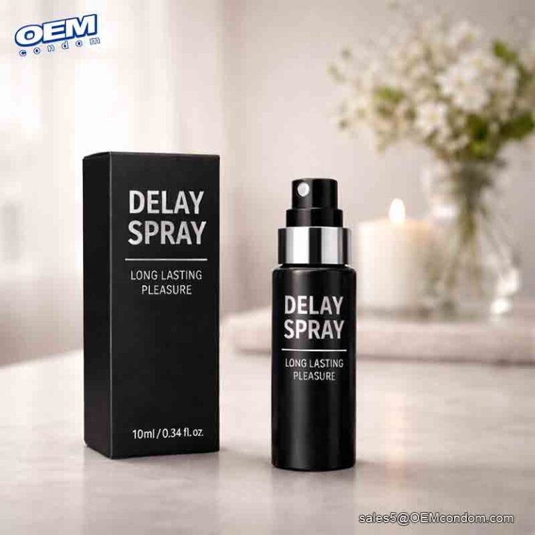 Personal time-lapse delay spray for sexual pleasure