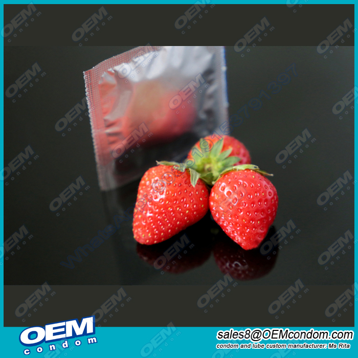 strawberry flavored condom,custom flavored codnoms factory,flavored condom oem