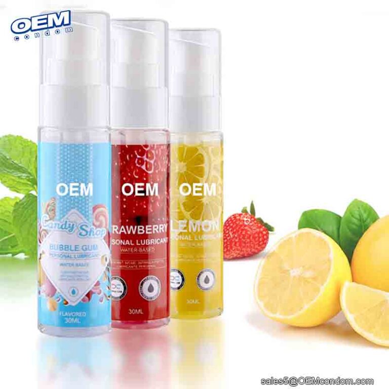 Fruit flavored personal lubricant gel