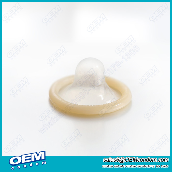 Small size condom with logo
