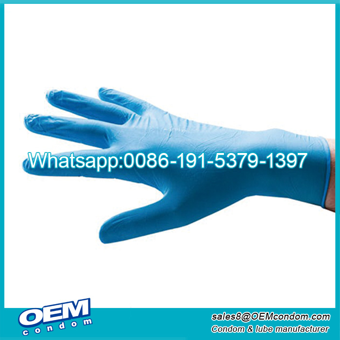 Powder Free Blue Disposable Examination Gloves Wholesaler