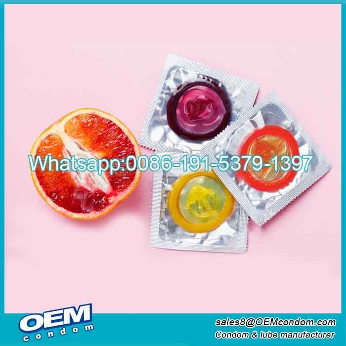 colored condoms producer